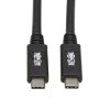 Tripp Lite U420-20N-G2-5A USB cable 19.7" (0.5 m) USB 3.2 Gen 2 (3.1 Gen 2) USB C Black1