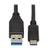 Tripp Lite U428-20N-G2 USB cable 19.7" (0.5 m) USB 3.2 Gen 2 (3.1 Gen 2) USB C USB A Black1