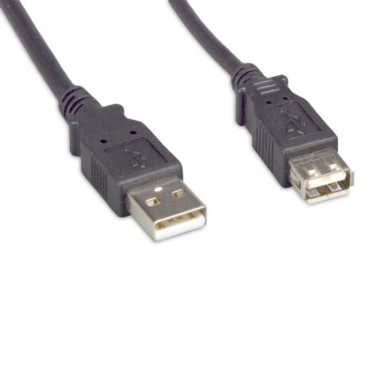 eNet Components USB2.0MAFA-15F USB cable 179.9" (4.57 m) USB 2.0 USB A Black1