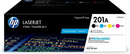 HP 201A 4-pack Black/Cyan/Magenta/Yellow Original LaserJet Toner Cartridges1