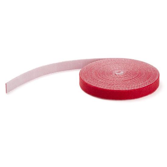 StarTech.com HKLP50RD cable tie Hook & loop cable tie Fabric Red 1 pc(s)1