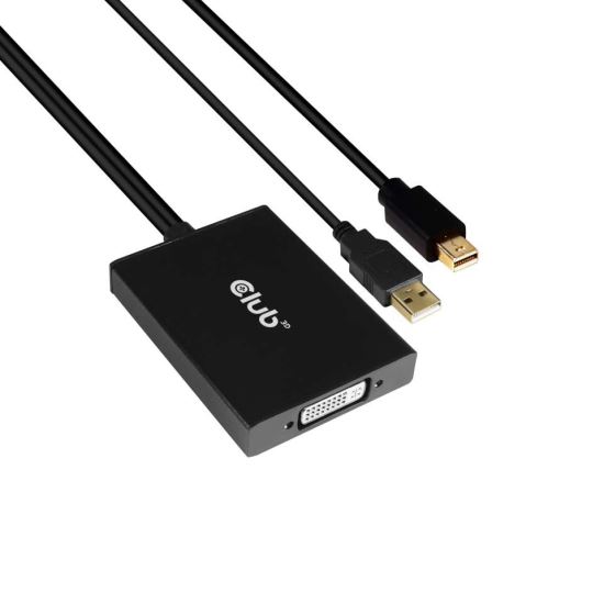 CLUB3D cac-1130 23.6" (0.6 m) MiniDP/USB-A DVI-D Black1