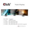 CLUB3D USB TYPE C 3.2 GEN1 MULTISTREAM TRANSPORT MST HUB DISPLAY PORT 1.4 TRIPLE MONITOR DisplayPort male Displayport female Black8