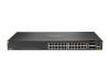 Hewlett Packard Enterprise Aruba 6300F 24-port 1GbE Class 4 PoE & 4-port SFP56 Managed L3 Gigabit Ethernet (10/100/1000) Power over Ethernet (PoE) 1U Gray1