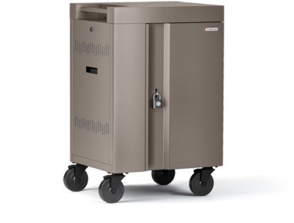 Bretford CUBE Mini Portable device management cart Champagne1