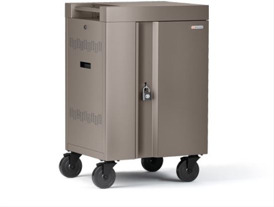 Bretford CUBE Mini Portable device management cart Champagne1