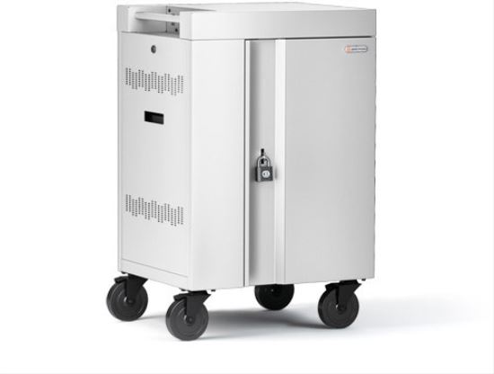 Bretford CUBE Mini Portable device management cart White1