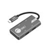 Siig JU-H40G11-S1 interface hub USB 3.2 Gen 2 (3.1 Gen 2) Type-C 10000 Mbit/s Gray1