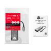 Siig JU-H40G11-S1 interface hub USB 3.2 Gen 2 (3.1 Gen 2) Type-C 10000 Mbit/s Gray3