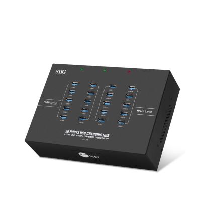 Siig ID-US0611-S1 interface hub USB 3.2 Gen 1 (3.1 Gen 1) Type-B 5000 Mbit/s Black1
