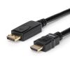 Rocstor Y10C261-B1 video cable adapter 118.1" (3 m) DisplayPort HDMI Black2