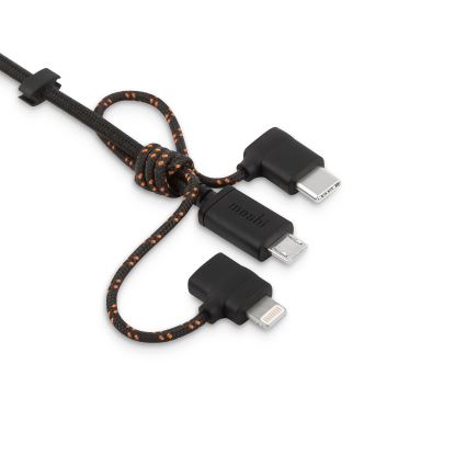 Moshi 99MO023047 USB cable 39.4" (1 m) USB 2.0 USB A Micro-USB B Black1