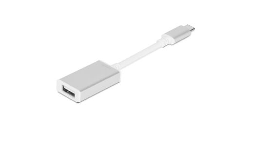 Moshi 99MO084200 USB cable 5.2" (0.132 m) USB 3.2 Gen 2 (3.1 Gen 2) USB C USB A Silver1