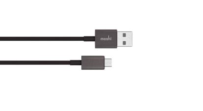 Moshi 99MO023008 USB cable 39.4" (1 m) USB 2.0 USB A Micro-USB A Black1
