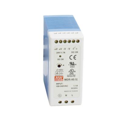 Black Box MDR-40-12 power supply unit 40 W Blue, White1