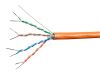 Monoprice 21800 networking cable Orange 12000" (304.8 m) Cat6a U/UTP (UTP)1