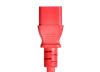 Monoprice 33612 power cable Red 35.8" (0.91 m) C14 coupler C13 coupler3