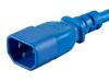 Monoprice 33617 power cable Blue 47.2" (1.2 m) C14 coupler C13 coupler6