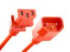 Unirise PWRC13C1406FORG power cable Orange 70.9" (1.8 m) C13 coupler C14 coupler2