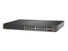 Hewlett Packard Enterprise Aruba 6300F 24-port 1GbE Class 4 PoE & 4-port SFP56 Managed L3 Gigabit Ethernet (10/100/1000) Power over Ethernet (PoE) 1U Gray2