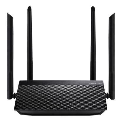 ASUS RT-AC1200_V2 wireless router Ethernet Dual-band (2.4 GHz / 5 GHz) 4G Black1