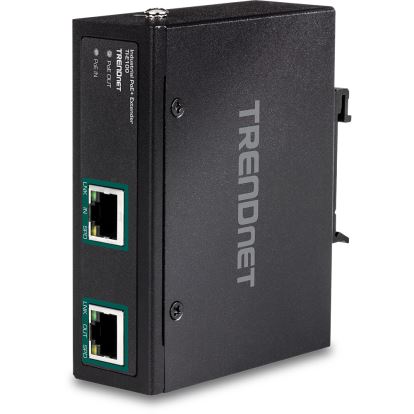 Trendnet TI-E100 network extender Network transmitter Black 10, 100, 1000 Mbit/s1