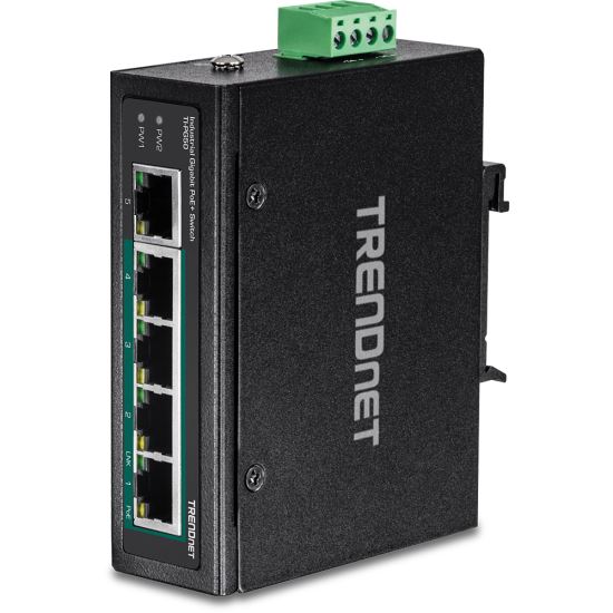 Trendnet TI-PG50 network switch Unmanaged Gigabit Ethernet (10/100/1000) Power over Ethernet (PoE) Black1