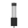 Belkin B2B169 video cable adapter 944.9" (24 m) HDMI + USB Mini DisplayPort Black2