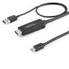 StarTech.com HD2MDPMM1M video cable adapter 39.4" (1 m) HDMI Type A (Standard) Mini DisplayPort Black1