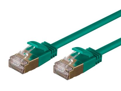 Monoprice 27436 networking cable Green 12.2" (0.31 m) Cat6a S/FTP (S-STP)1