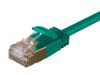 Monoprice 27436 networking cable Green 12.2" (0.31 m) Cat6a S/FTP (S-STP)3