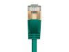 Monoprice 27436 networking cable Green 12.2" (0.31 m) Cat6a S/FTP (S-STP)4