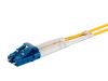 Monoprice 38449 fiber optic cable 39.4" (1 m) LC/UPC OFNR G.657.A1 Yellow2