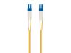 Monoprice 38449 fiber optic cable 39.4" (1 m) LC/UPC OFNR G.657.A1 Yellow3