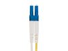 Monoprice 38449 fiber optic cable 39.4" (1 m) LC/UPC OFNR G.657.A1 Yellow4