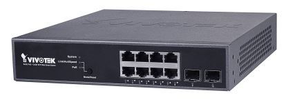 VIVOTEK AW-GEV-104B-130 network switch Managed Gigabit Ethernet (10/100/1000) Power over Ethernet (PoE) 1U Black1