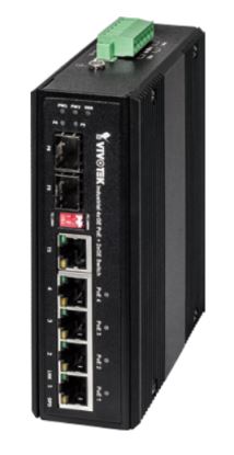 VIVOTEK AW-IHT-0601 network switch Gigabit Ethernet (10/100/1000) Power over Ethernet (PoE) Black1