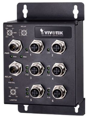 VIVOTEK AW-IHT-0602 network switch Fast Ethernet (10/100) Power over Ethernet (PoE) Black1