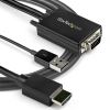 StarTech.com VGA2HDMM10 video cable adapter 118.1" (3 m) USB Type-A + VGA (D-Sub) HDMI Type A (Standard) Black6