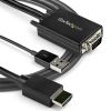 StarTech.com VGA2HDMM6 video cable adapter 70.9" (1.8 m) USB Type-A + VGA (D-Sub) HDMI Type A (Standard) Black6