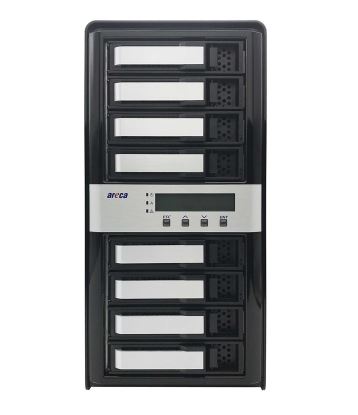 Areca ARC-8050T3U-8 NAS/storage server Tower Ethernet LAN Black1