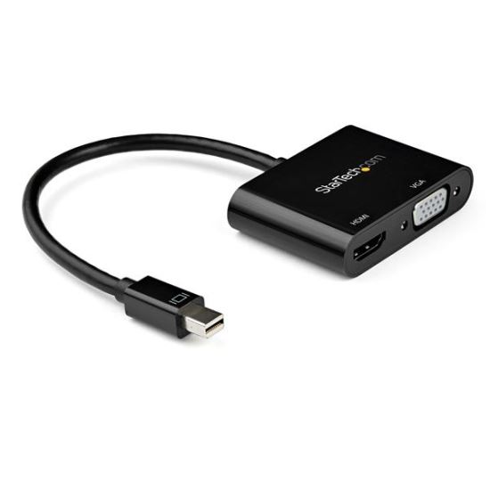 StarTech.com MDP2VGAHD20 video cable adapter Mini DisplayPort HDMI + VGA (D-Sub) Black1