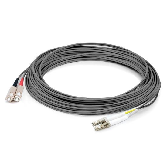 AddOn Networks ADD-SC-LC-2M6MMF-GY fiber optic cable 78.7" (2 m) OFNR OM1 Gray1