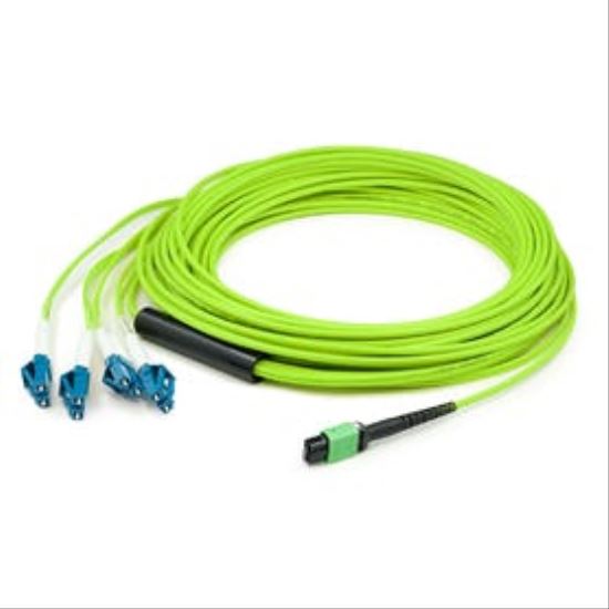 AddOn Networks ADD-MPO-4LC6M5OM5 fiber optic cable 236.2" (6 m) 4x LC LOMM OM5 Green1