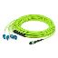 AddOn Networks ADD-MPO-4LC6M5OM5 fiber optic cable 236.2" (6 m) 4x LC LOMM OM5 Green1