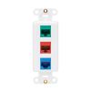 Tripp Lite N042D-003V-WH wall plate/switch cover White3