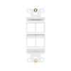 Tripp Lite N042D-004V-WH wall plate/switch cover White2