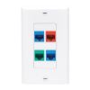Tripp Lite N042D-004V-WH wall plate/switch cover White4