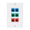 Tripp Lite N042D-006V-WH wall plate/switch cover White5
