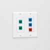 Tripp Lite N042D-200-WH wall plate/switch cover White2